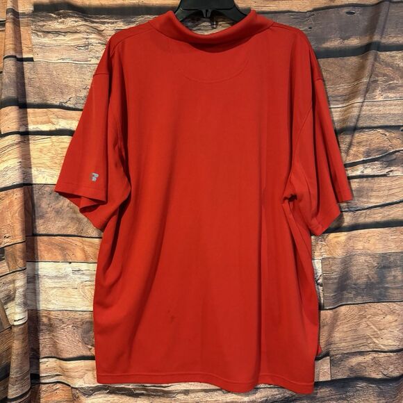 Texas Tech Red Raiders Russell Athletic Polo Shirt 2XL Men's Red College NCAA - Picture 4 of 7
